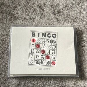 Bingo Notecards & Envelopes